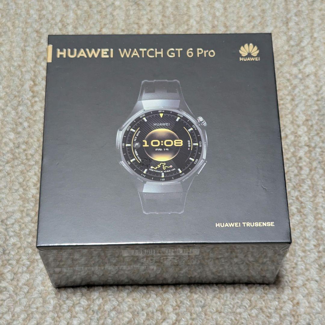 【新品】HUAWEI WATCH GT6 Pro 46mm ブラック HUAWEI WATCH GT6 Pro 46mm Black ATM-B29-BK | スマート家電／IoTを