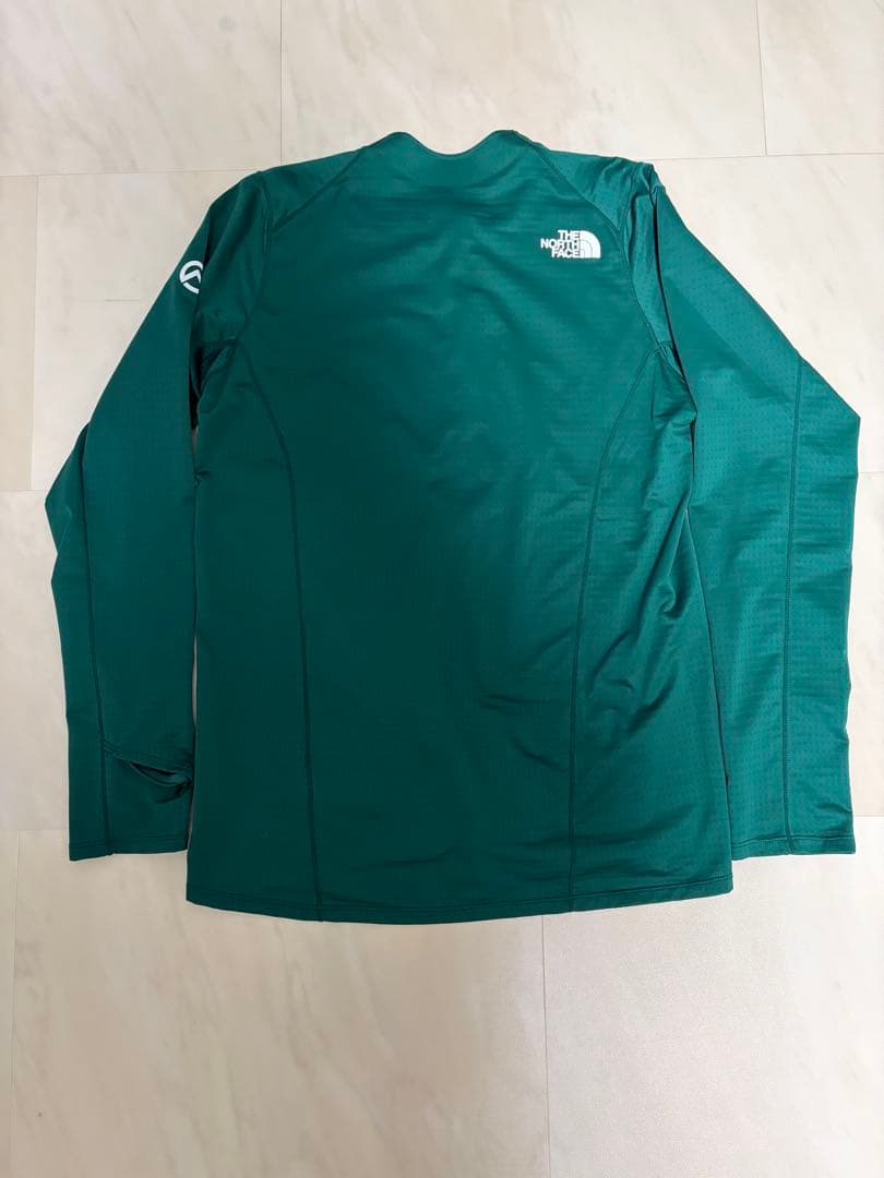 中古】ハイブリッドドライドットライトクルー ロンT グリーン M - メルカリ