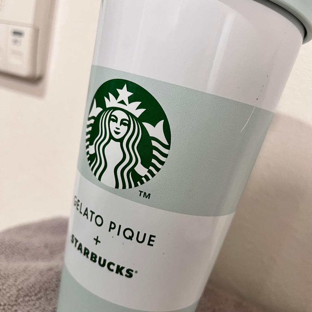 gelato pique ボーダーステンレスTOGOボトル ミントグリーン - メルカリ