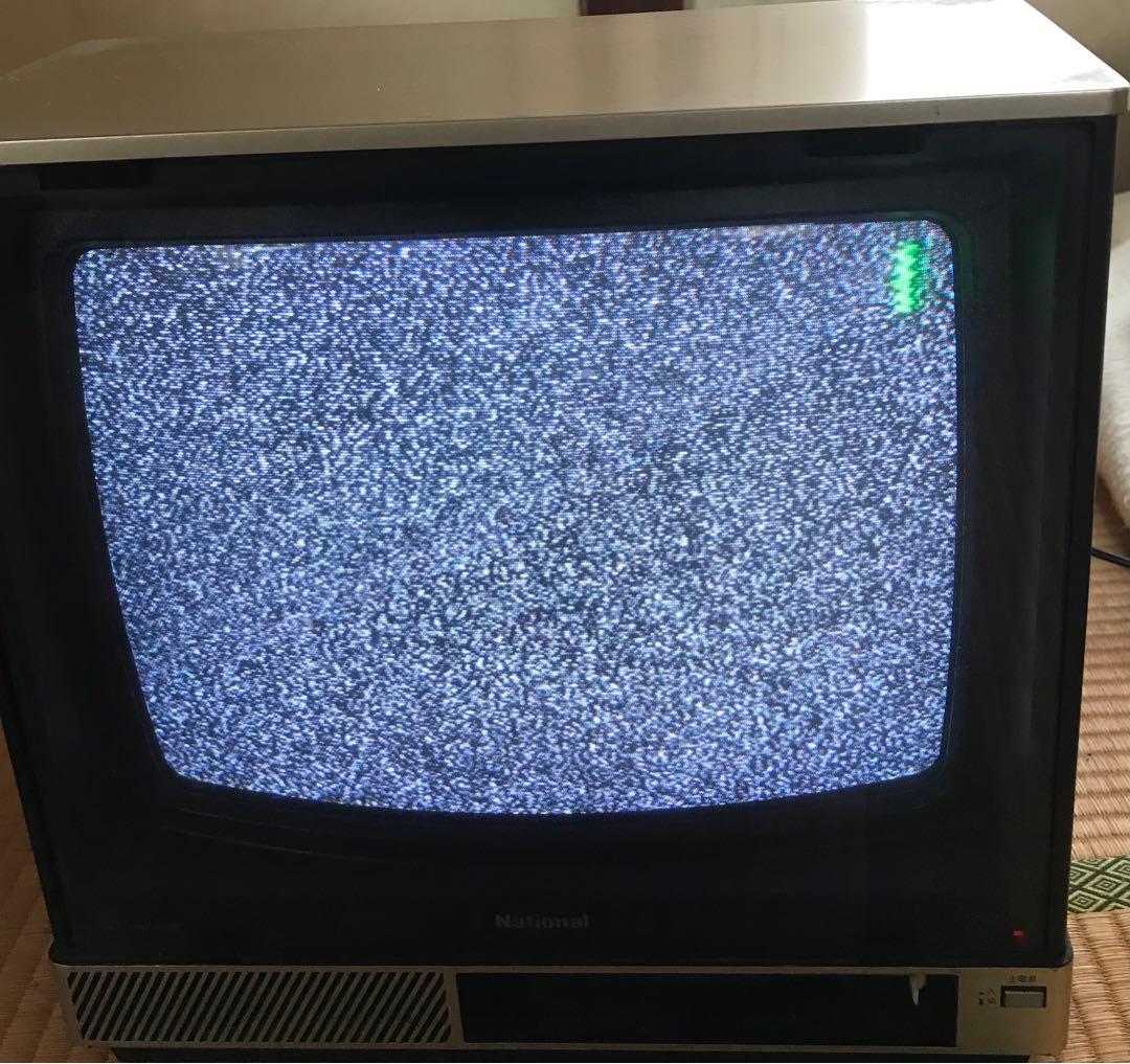 National ブラウン管TV TH14-N40R 1983年製 昭和レトロ - メルカリ