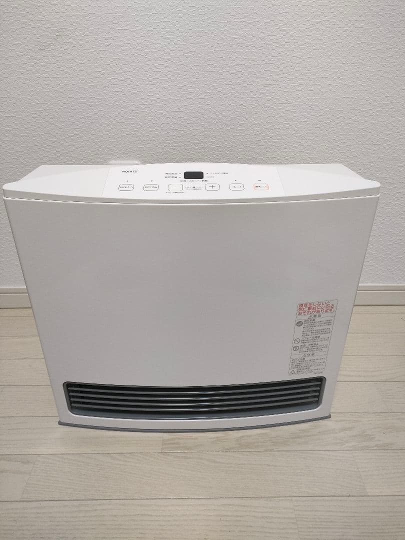 ノーリツ　ガスファンヒーター　GFH-4005S 2019年製　LPガス用 ノーリツ ガスファンヒーター プロパンガス用 スノーホワイト GFH