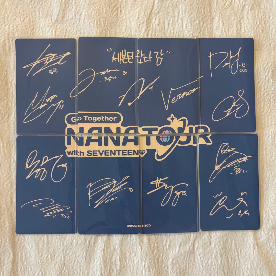 SEVENTEEN NANA TOUR サイン入りフォトカードセット - メルカリ