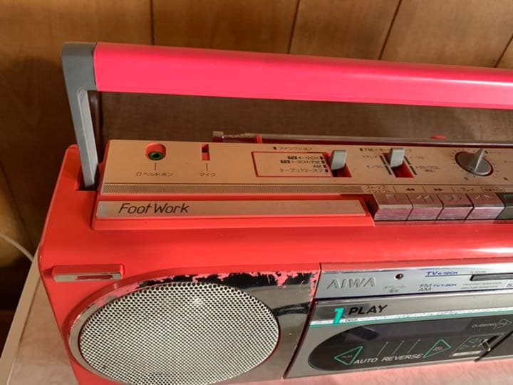 昭和レトロ】AIWA ダブルカセット CS-W20 【ジャンク】 - メルカリ