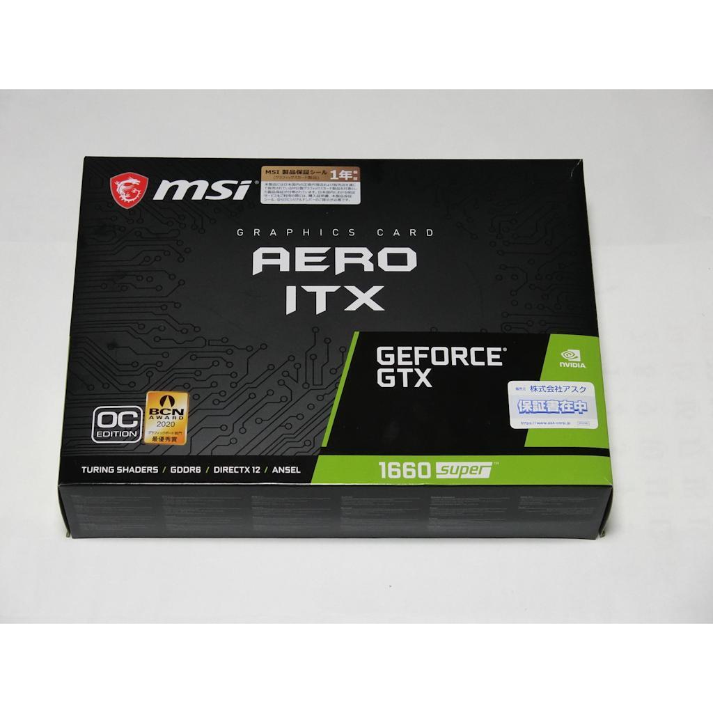 MSI グラフィクボード GTX 1660 SUPER AERO ITX OC Amazon | MSI GeForce GTX 1660 AERO ITX 6G OC グラフィックスボード