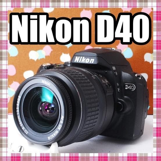 ✨ショット数562回✨新品同様元箱付き✨Nikon D40 レンズセット ショット数562回ほぼ新品元箱付きNikon D40 レンズセット｜Yahoo