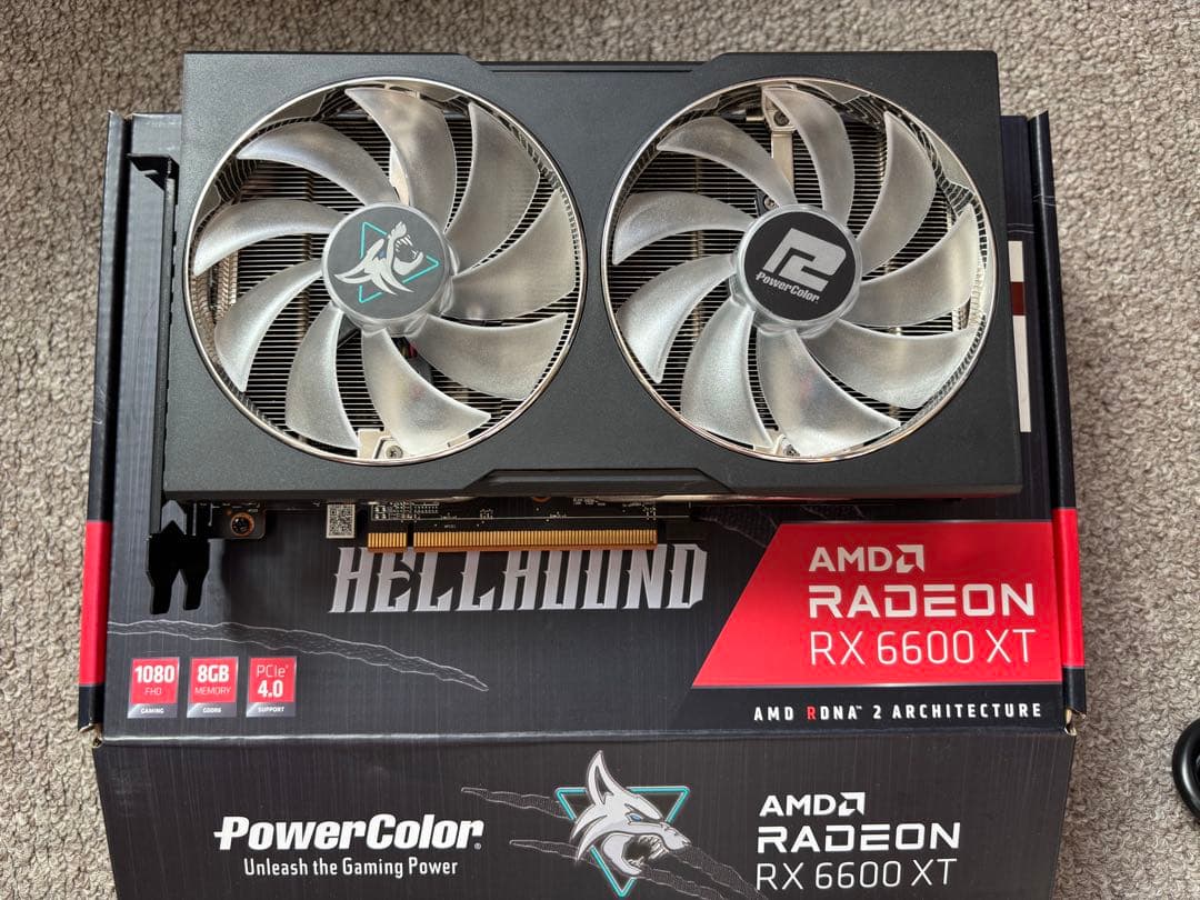 グラフィックボード・グラボ・ビデオカード PowerColor Radeon RX 6600 XT Amazon | POWERCOLOR AMD Radeon RX6600XT搭載 グラフィックボード
