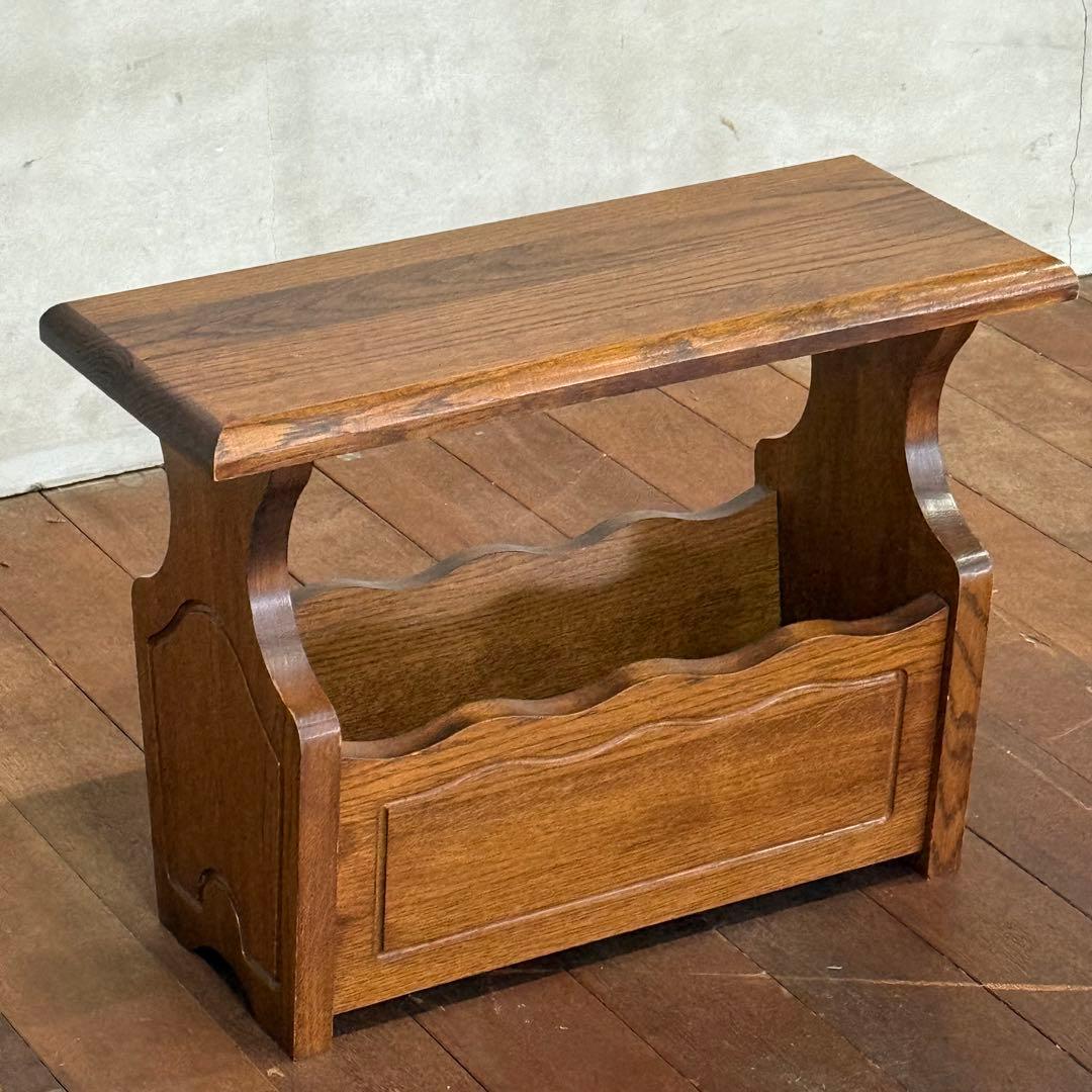 H15K44 オランダ製マガジンラック付きサイドテーブル 442413-img.jpg