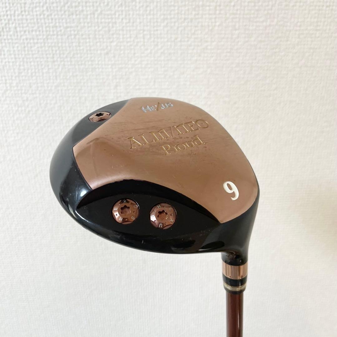 上位カスタム HEXUS ALM/NEO proud メンズ ゴルフクラブセット 9本