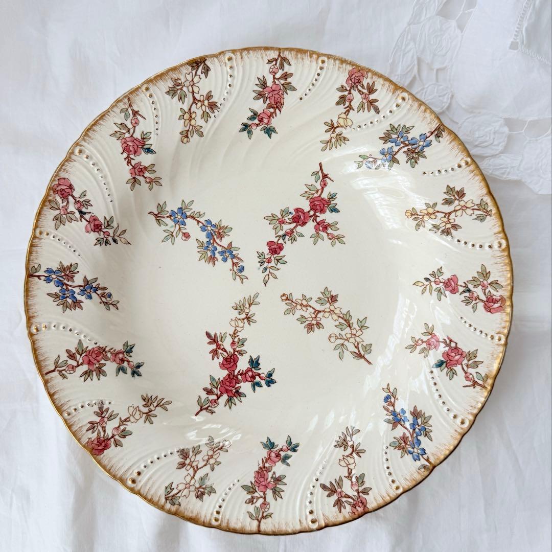 裏カケ有】 サルグミンヌ ルイ15世 スーププレート フランスアンティーク 裏カケ有】 サルグミンヌ ルイ15世 スーププレート フランス