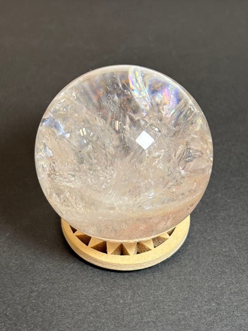 ピンクアゼツライト　スフィア　4.46cm お買得　天然石