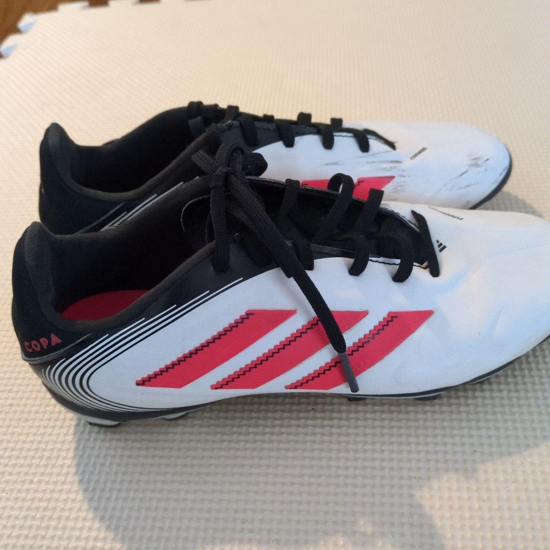 adidas COPA サッカーシューズ ホワイト/レッド 22.5センチ - メルカリ