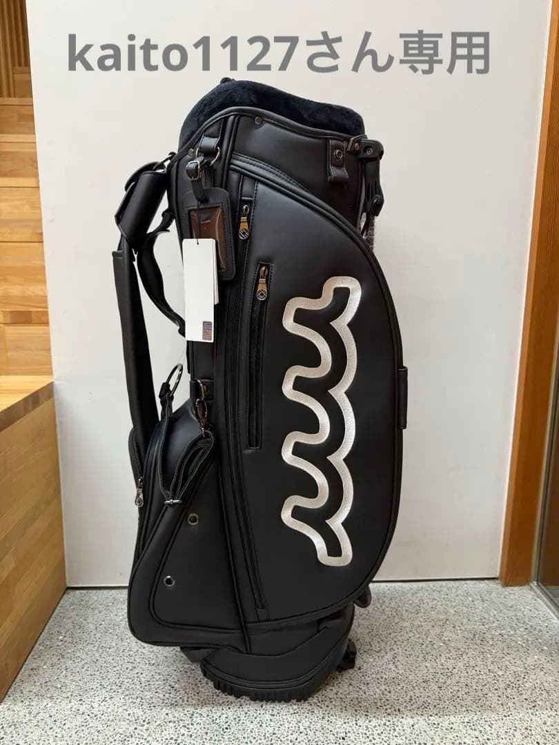 mutaムータ　ゴルフキャディバッグ　スタンド式 muta（ムータ） キャディバッグ スタンド式 メンズ クリア 黒 紺