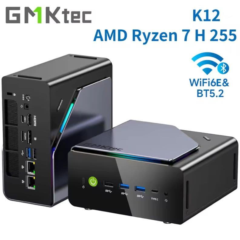 GMKtec Nucbox K12 Ryzen 7 H 255 ベアボーン GMKtec、Ryzen 7 H 255搭載でOCuLink対応のミニPC - PC Watch
