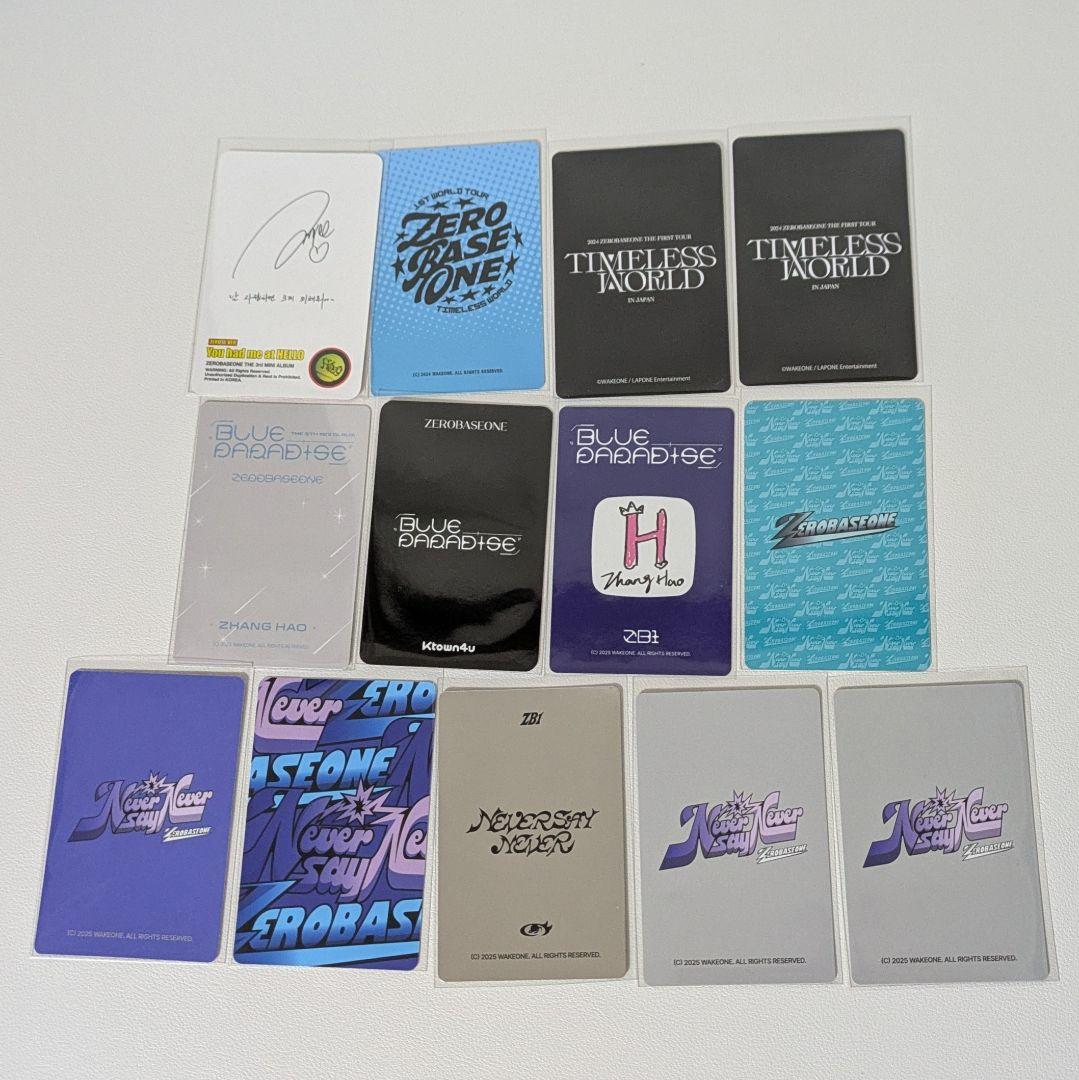 ZEROBASEONE ジャンハオ トレカ まとめ売り - メルカリ