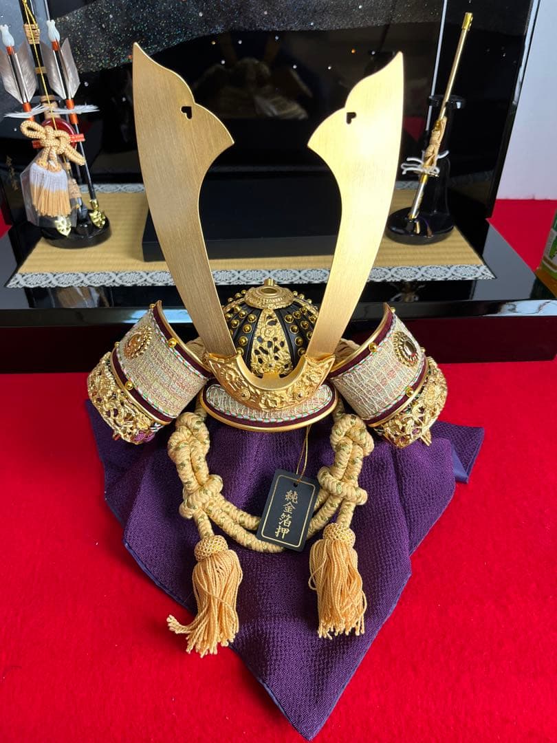 純金箔押之兜セット - メルカリ