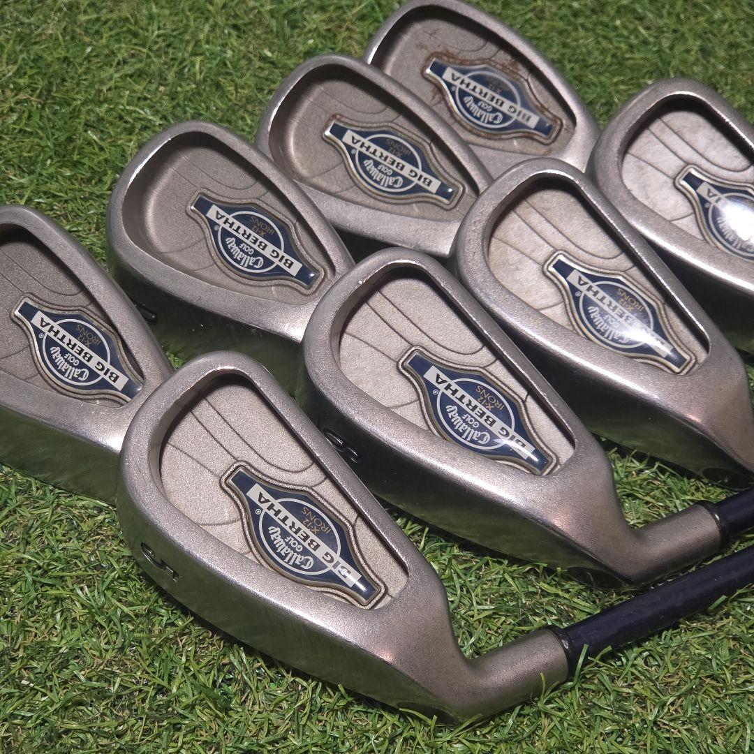 キャロウェイ ビッグバーサ X-12 左 レフティ アイアン8本 R - メルカリ