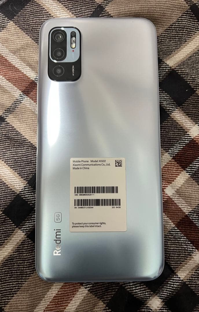 Redmi Note 10 JE 64GB クロームシルバー 箱 ケース付 - メルカリ