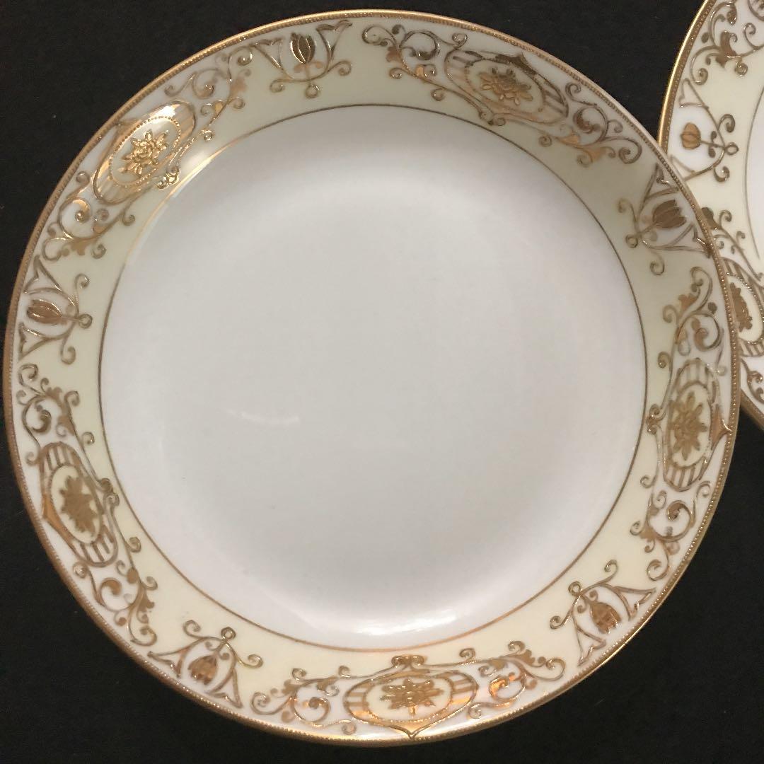 □100年前オールドノリタケ廃盤レア♡ 175番スープ皿&サラダプレート