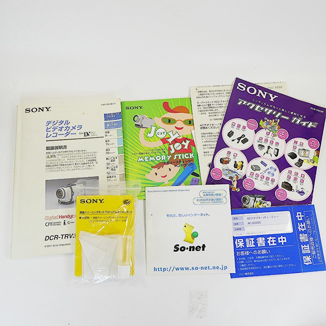 ソニーDCR-TRV30 【動作良好】MiniDV ビデオカメラ ダビングに最適