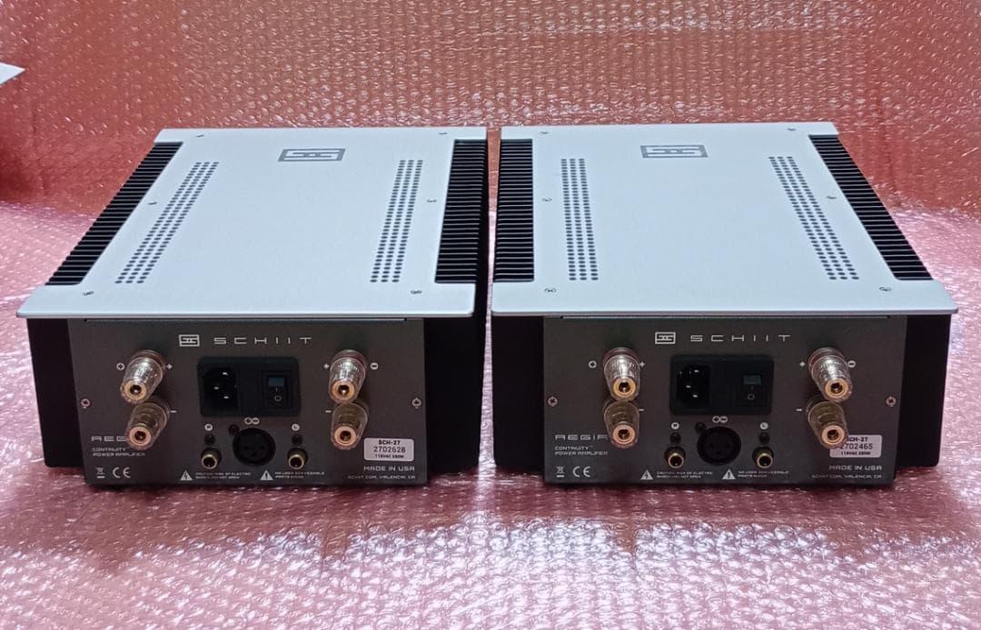 ☆【美品】SCHIIT AUDIO AEGIR ステレオパワーアンプ 2台ペア - メルカリ