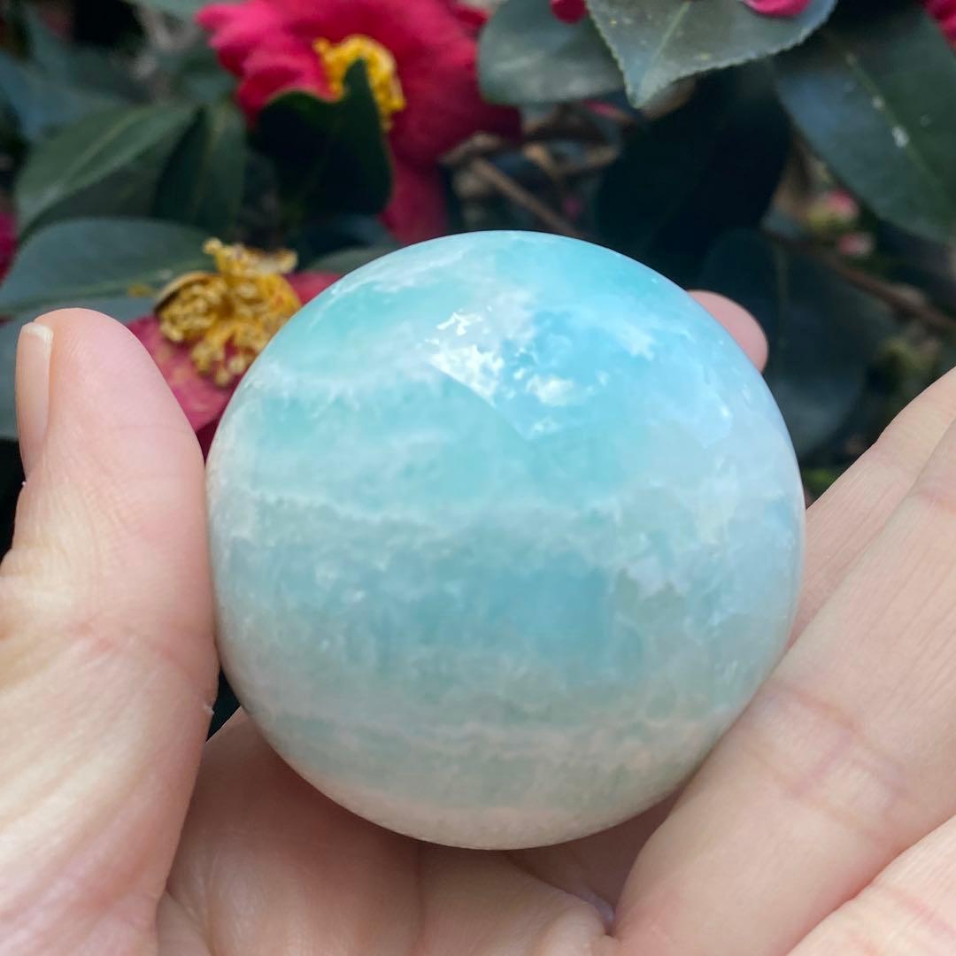 極美 ブルーアラゴナイト スフィア 46mm 992cb5db6b5f6432dbafd727c020b2