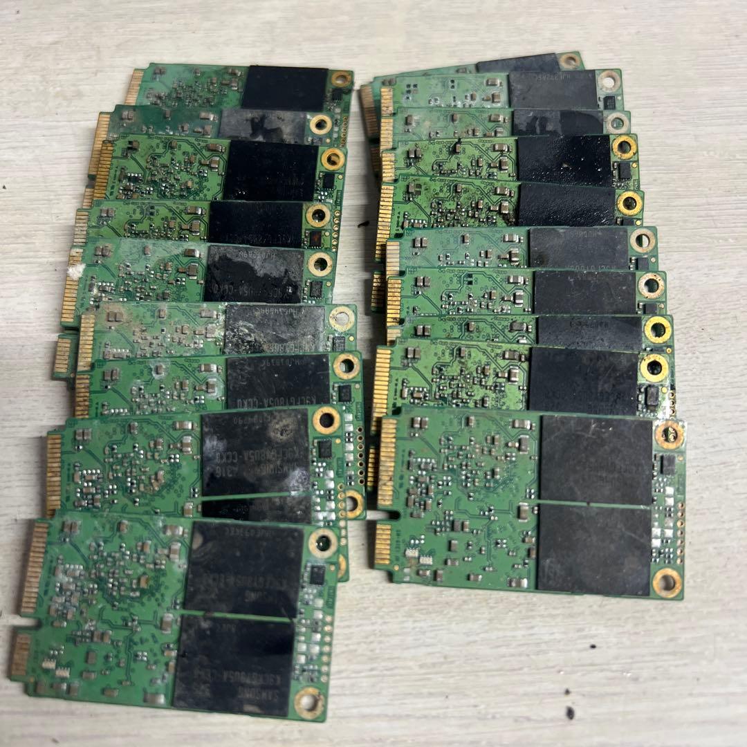 mSATA SSD 128GB サムスン製19枚セットジャンク品 - メルカリ