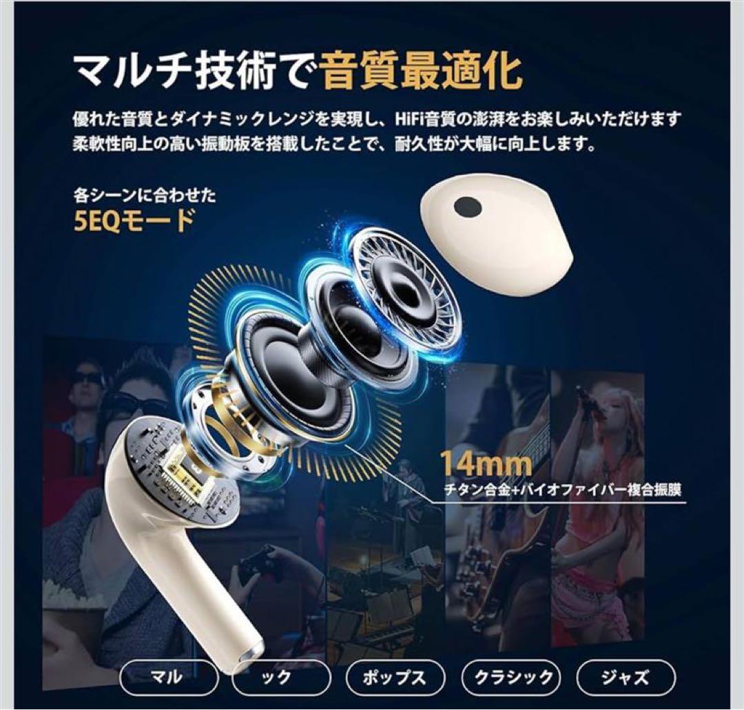 ワイヤレスイヤホン ノイズキャンセリング Airpods Pro互換品 - メルカリ
