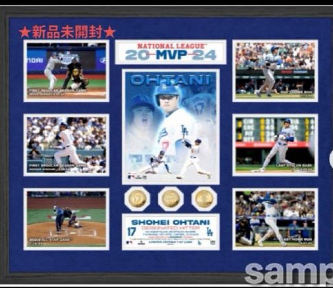 新品　大谷翔平2024 NL MVP 受賞記念プレミアムメガフォトミント24kt 新品 大谷翔平2024 NL MVP 受賞記念プレミアムメガフォトミント24kt