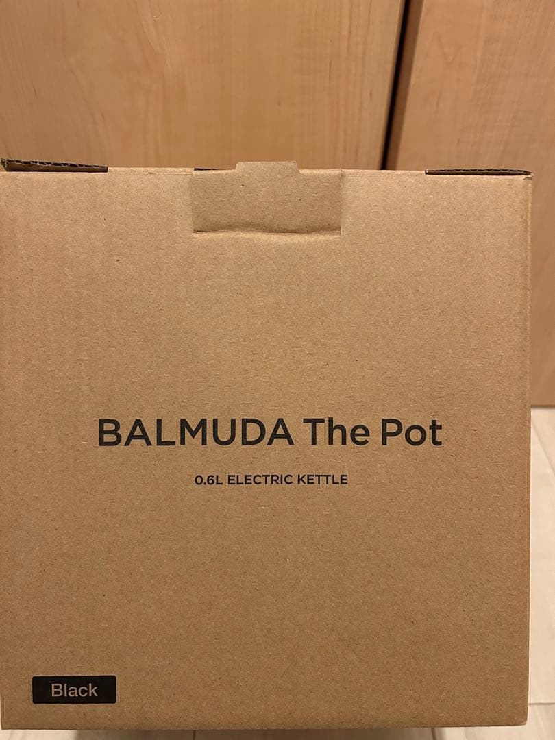 新品、未使用品。BALMUDA The Pot 0.6L 電気ケトル ブラック