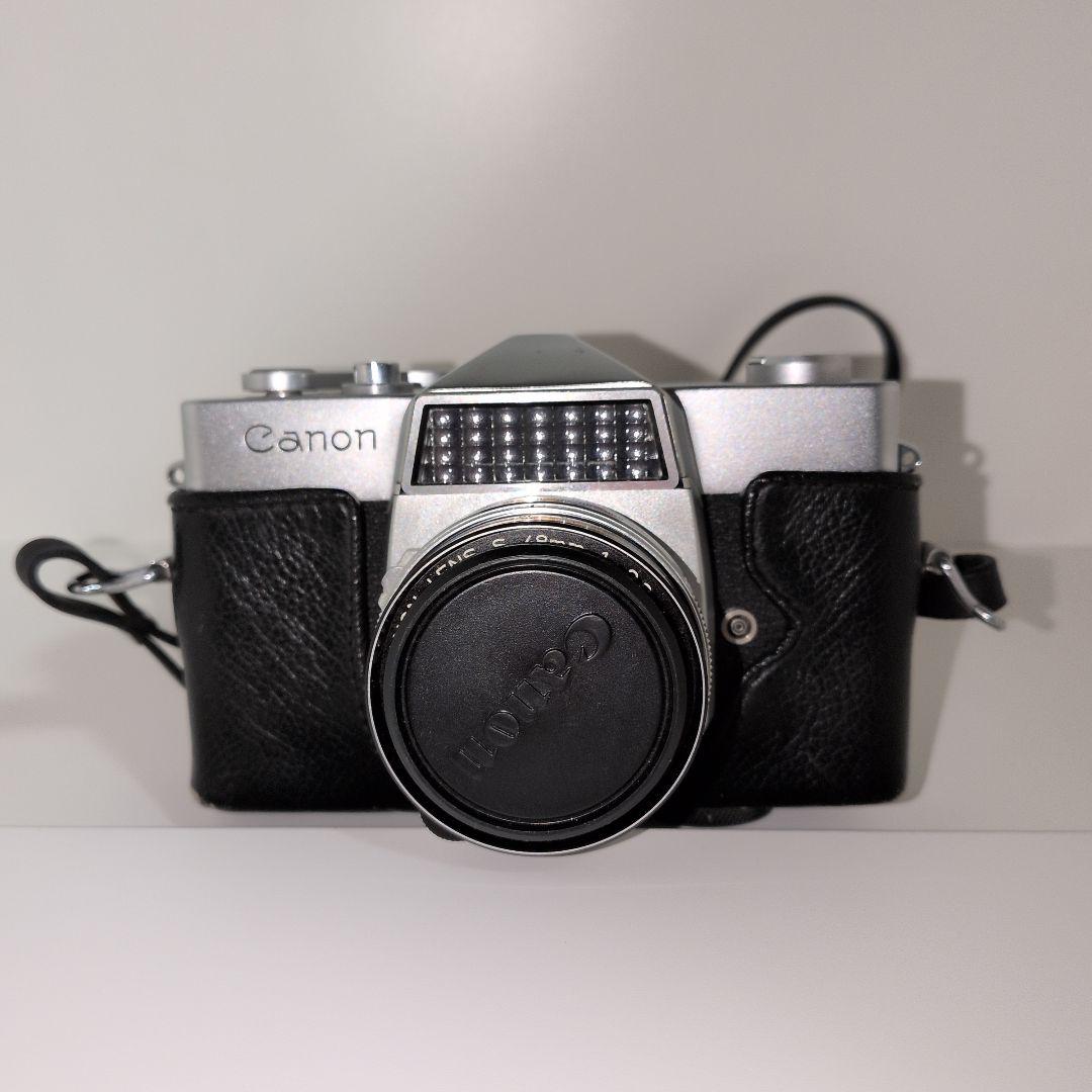 Canon 一眼レフカメラ シルバー 【昭和レトロ】【ジャンク品】 - メルカリ