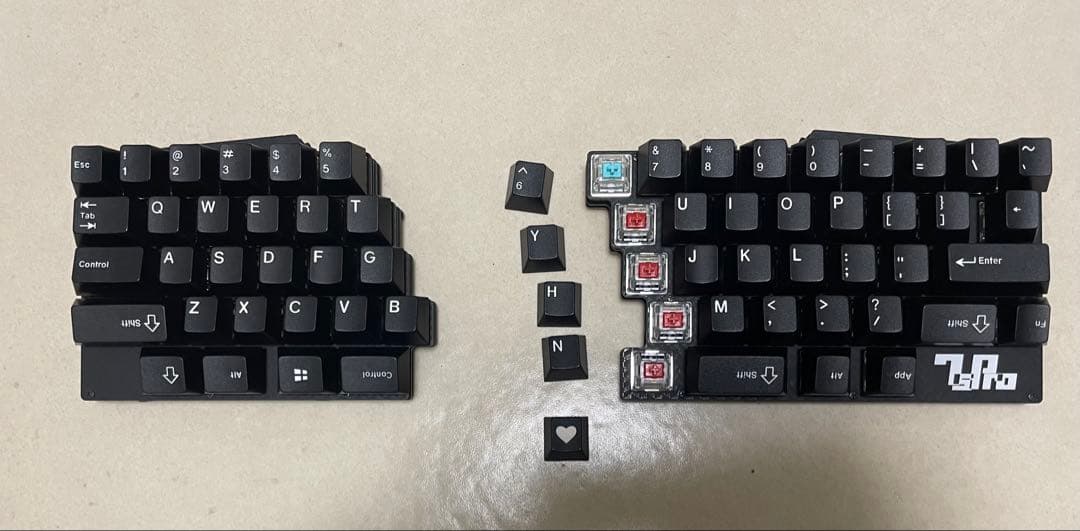 自作キーボード 7spro BLE Micro 完全無線化 自作キーボード 7spro BLE Micro 完全無線化 - メルカリ