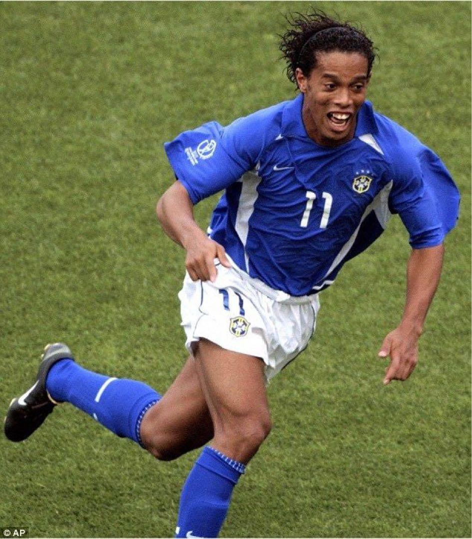 2002年日韓W杯 ブラジル代表 ユニフォーム アウェイ 大きめS - メルカリ