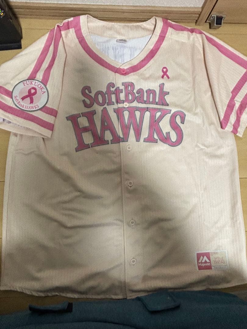 福岡ソフトバンクホークス モイネロ ユニフォーム ピンクフルデ xl