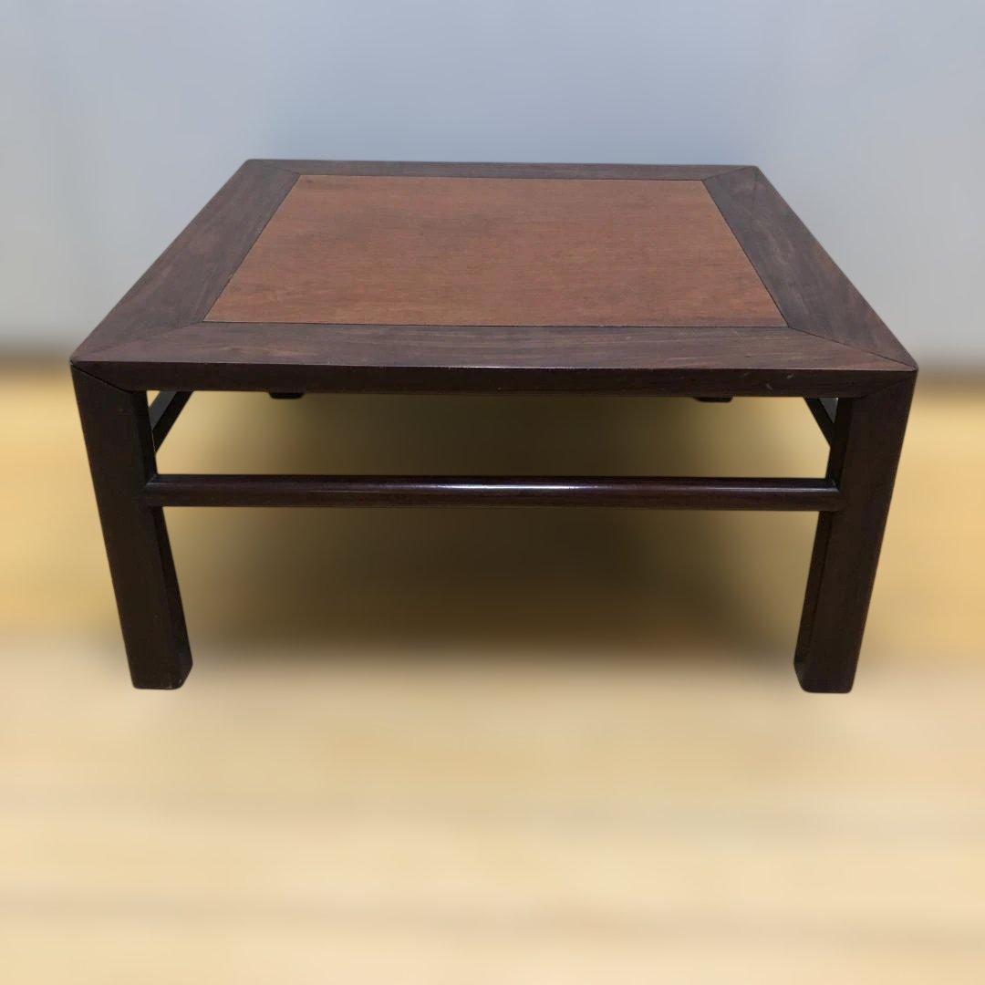 送料無料 昭和十七年 検印あり 無垢材 座卓 古家具 戦前 戦中 251215 文机 座卓 ちゃぶ台 テーブル - アンティーク和家具専門店 古録展