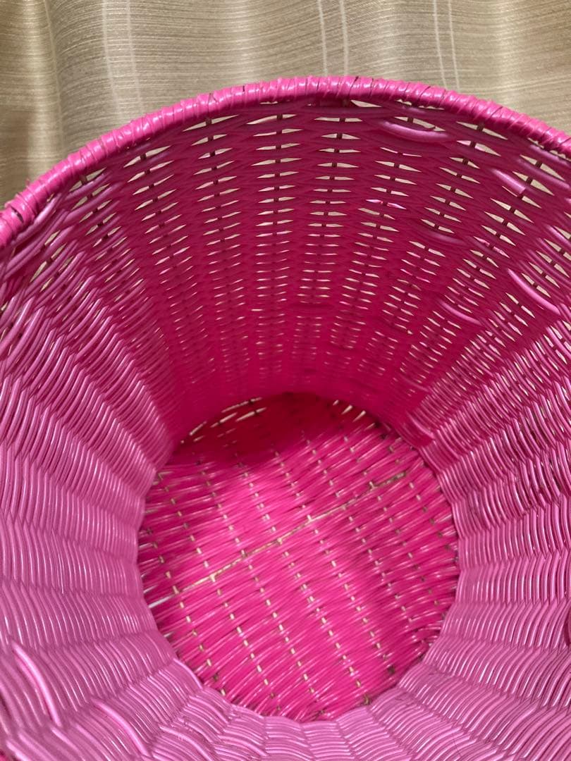 激レア ハローキティ ピンクバスケット(ダストボックス)平成レトロ