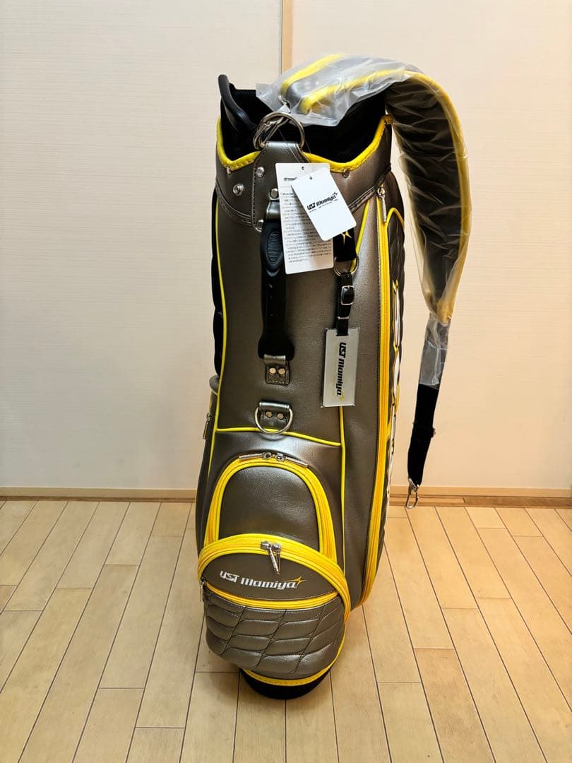 新品】タグ付き スタンドキャディバッグ USTマミヤアッタス 限定モデル
