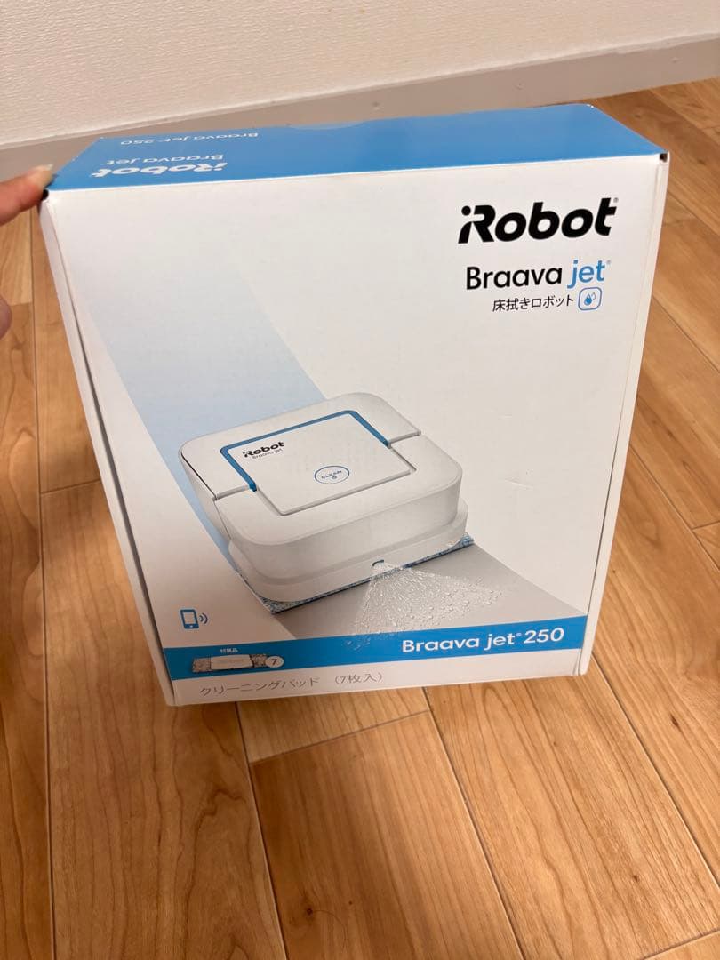 iRobot Braava jet 250 本体　【アイロボット】【ブラーバ】 Amazon | iRobot 床拭きロボット ブラーバ ジェット 250 (B250060