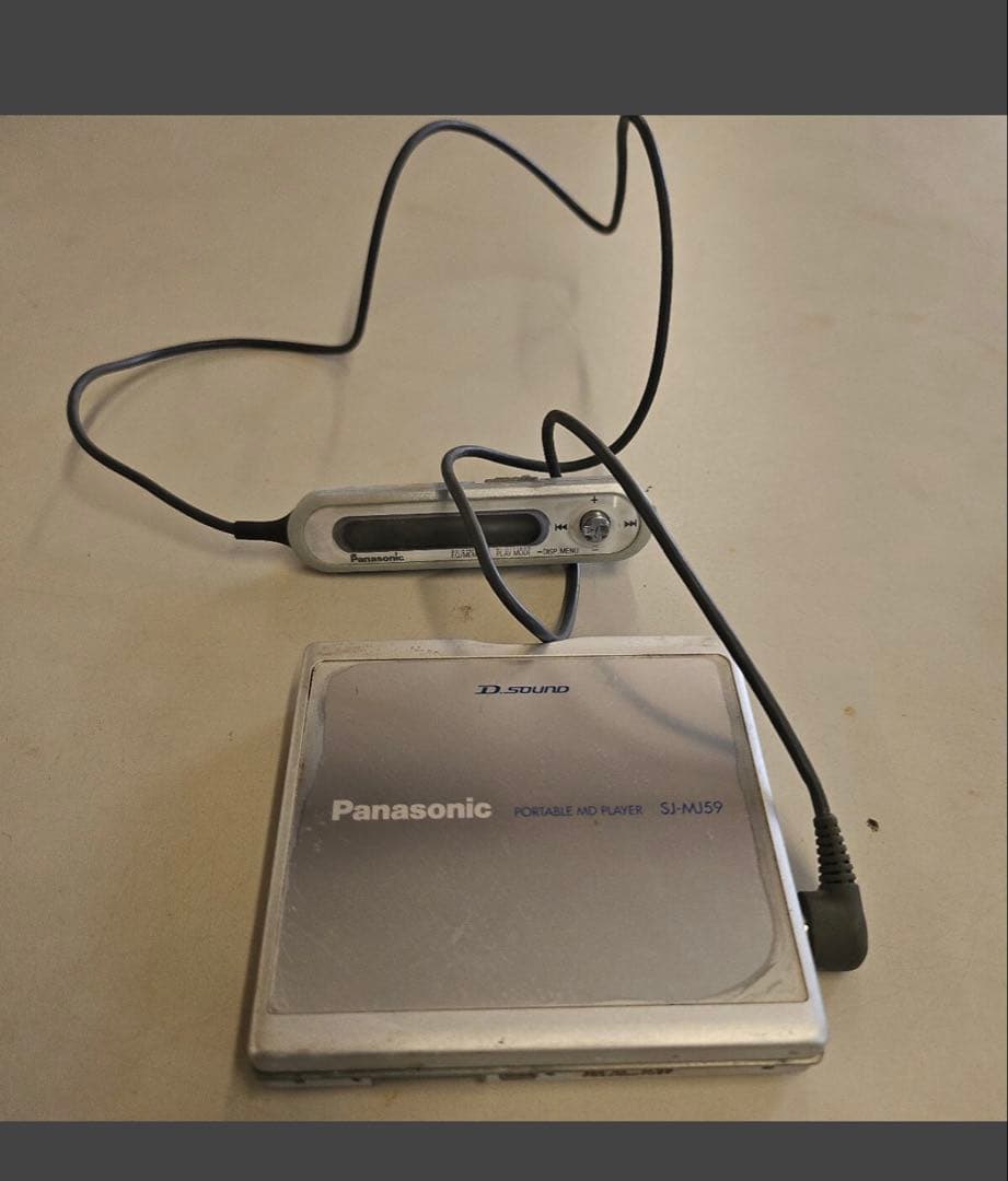 Panasonic SJ-MJ59 動作未確認 ポータブルMDプレーヤー - メルカリ