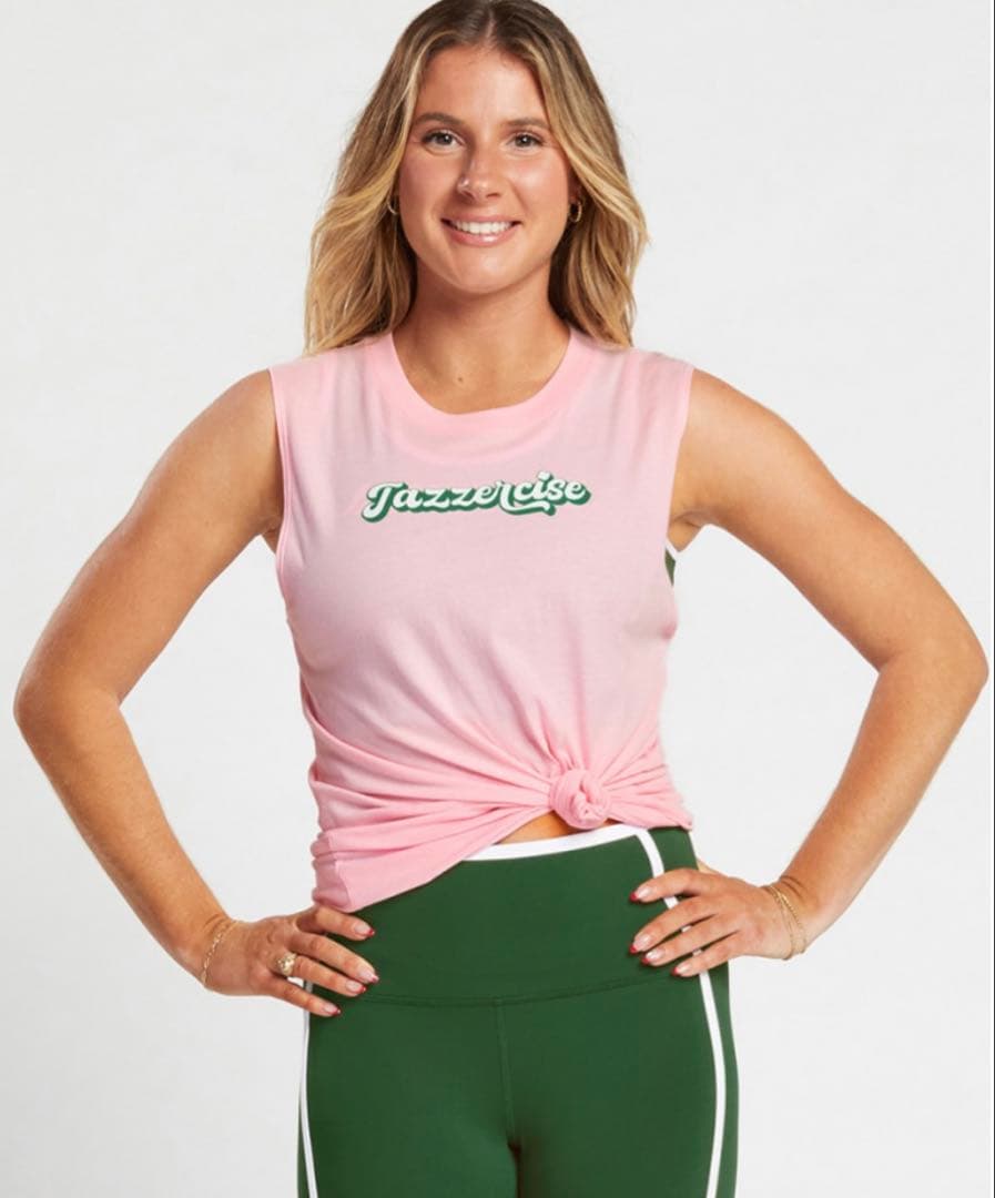 Jazzercise タンクトップ Sサイズ ピンク - メルカリ