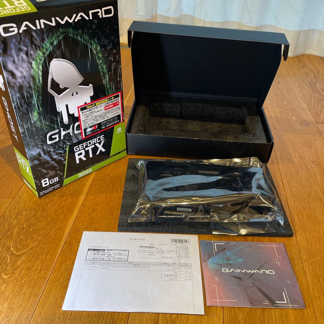 グラフィックボード・グラボ・ビデオカード Gainward NVIDIA GeForce RTX3050 8GB Amazon | GAINWARD GeForce RTX3050 GHOST 8GB グラフィックスボード