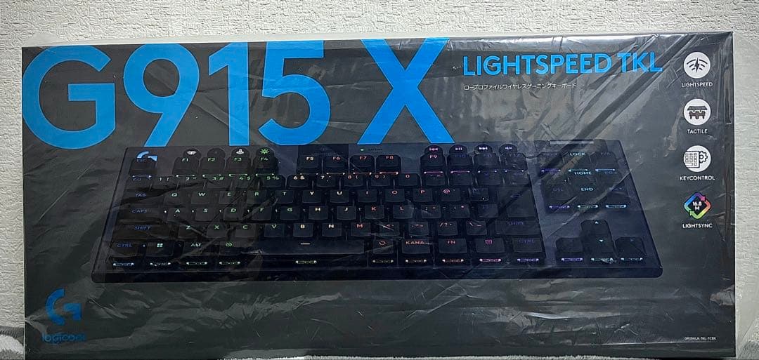 新品未開封】G915 X LIGHTSPEED TKL タクタイルブラック - メルカリ