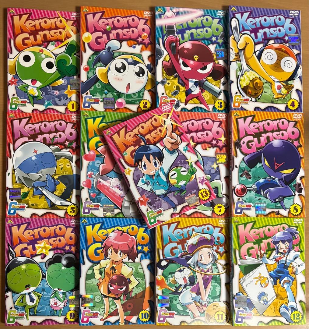ケロロ軍曹 第6シーズン DVD全巻セット(1〜13巻) - メルカリ