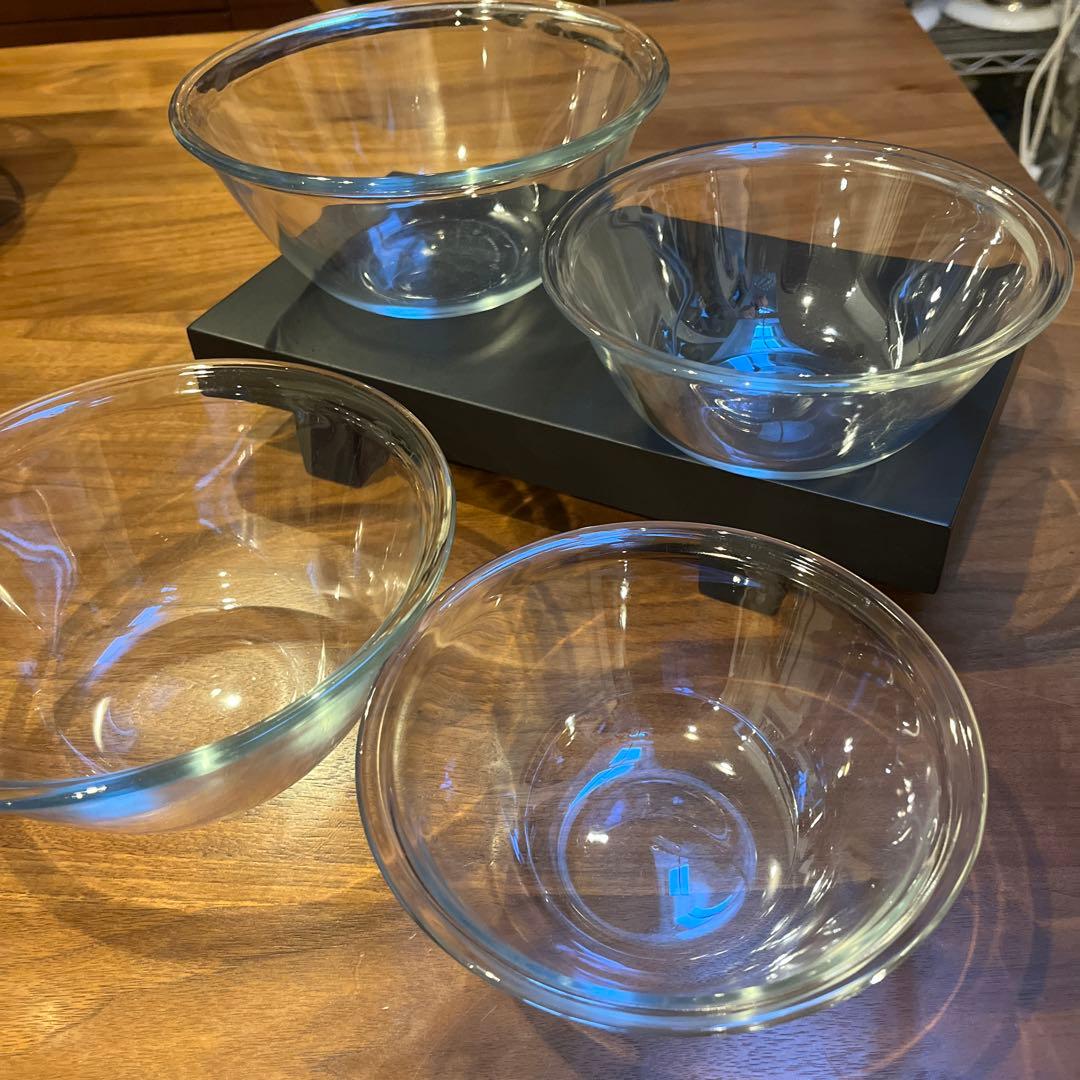 柳宗理 耐熱ガラスボウル 4個 廃盤品 - メルカリ