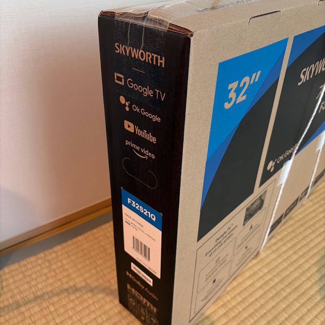 新品未開封】SKYWORTH 32インチ Google TV F32S21Q - メルカリ