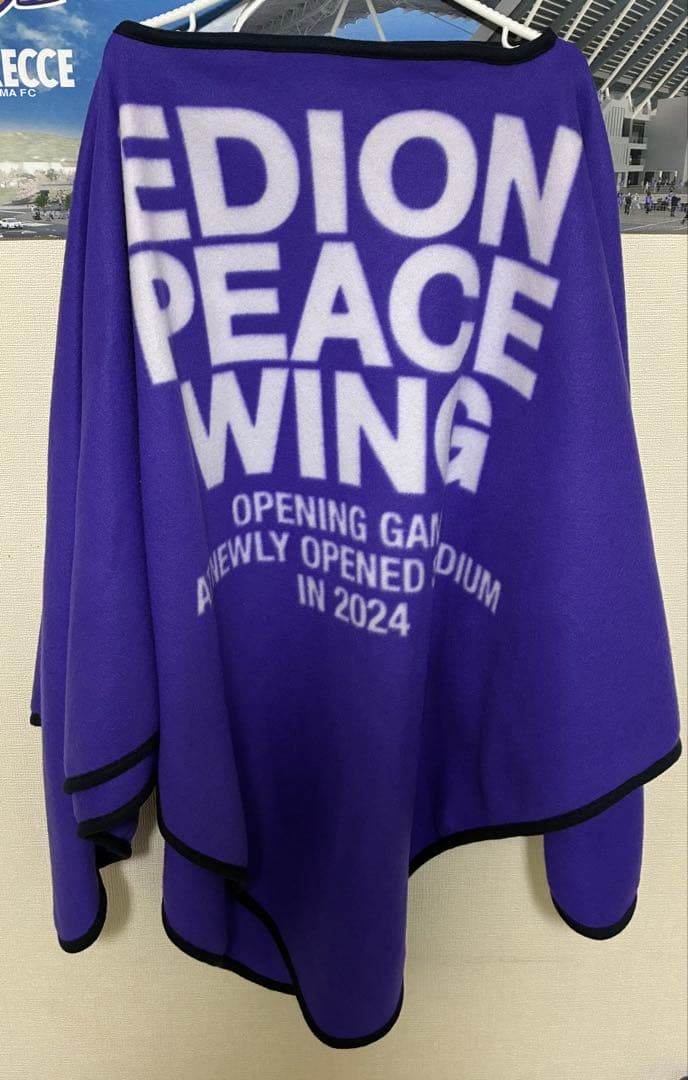 た*き様 サンフレッチェ フリースポンチョ EDION PEACE WING - メルカリ