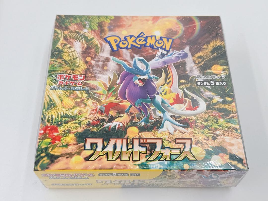 ポケモンカード ワイルドフォース シュリンク付きBOX 新品未開封 楽天市場】【未開封シュリンク付】 ワイルドフォース BOX ポケモン