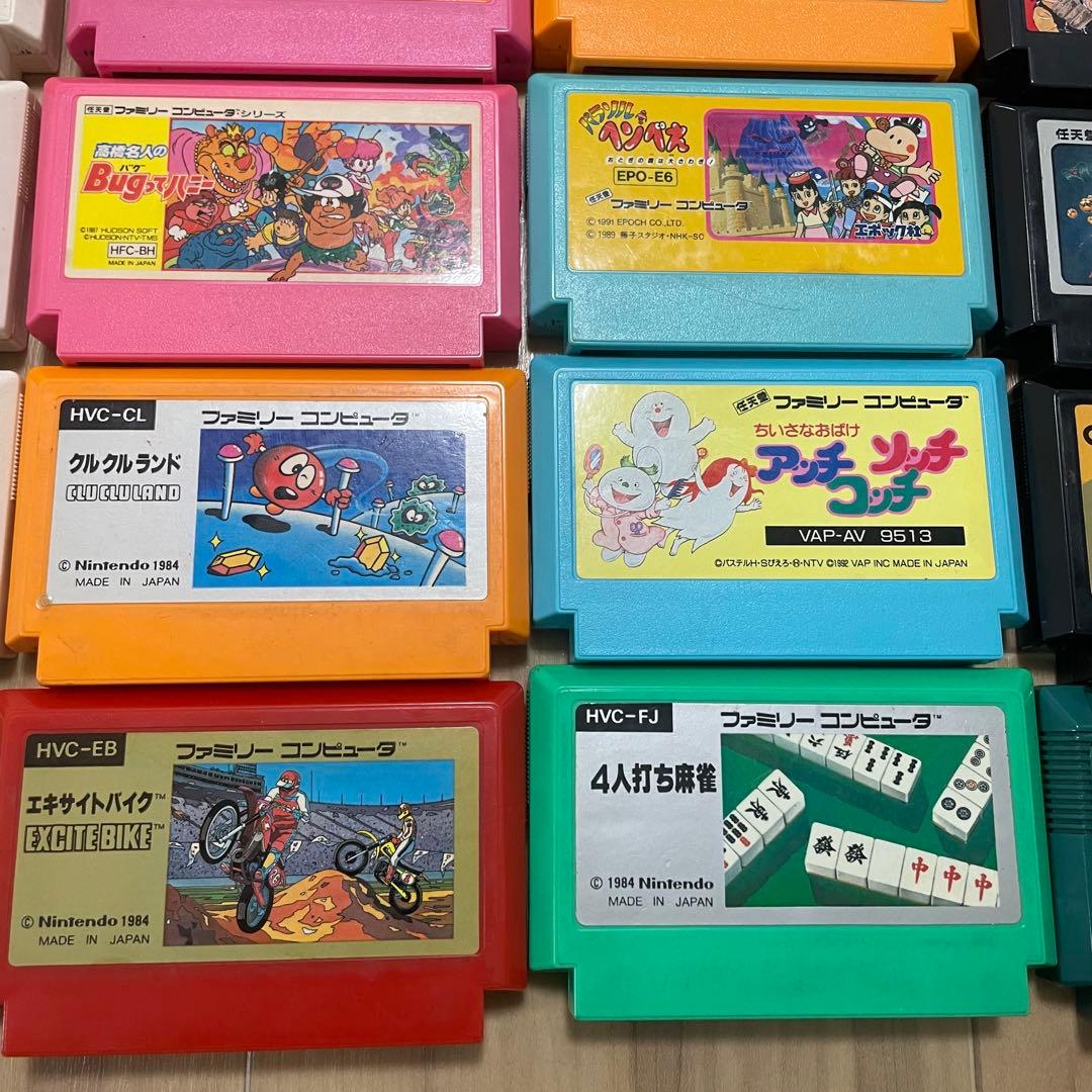 ファミリーコンピュータ ファミコン ソフト 43本セット まとめ売り