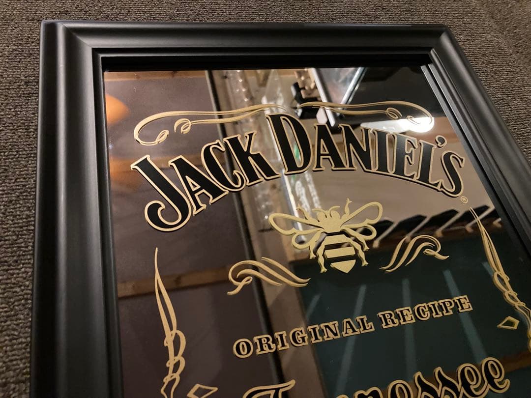 ジャックダニエル パブミラー アメリカン 雑貨 レトロ アンティーク 鏡