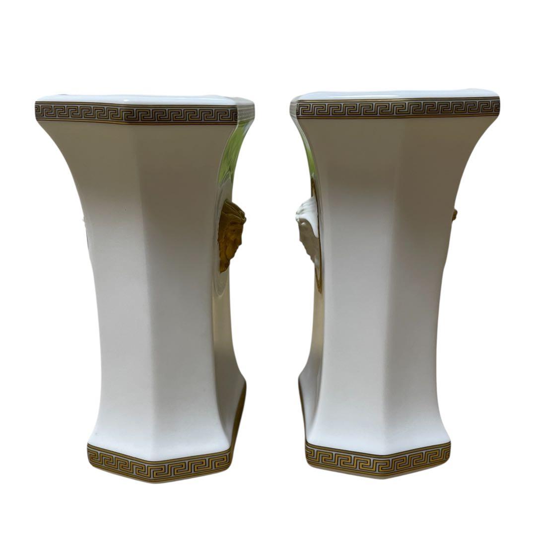 versaceベルサーチ ローゼンタール メドゥーサ浮彫り 陶器 花瓶