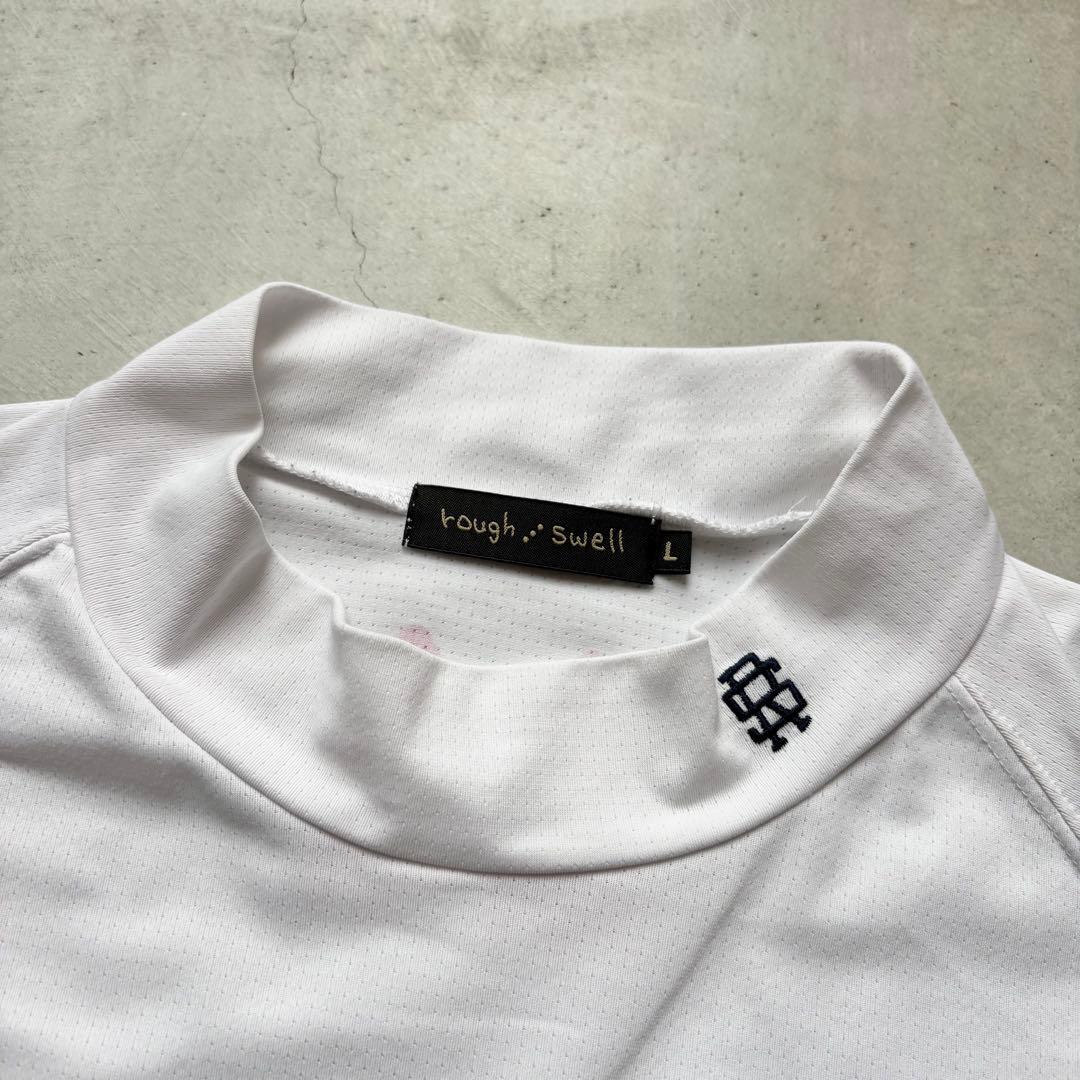ROUGH&SWELL ラフアンドスウェル モックネック長袖シャツ プリント L